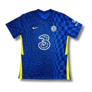 Nike Chelsea FC Home 2021-22 Men's Stadium Jersey # 3 Mason Mount